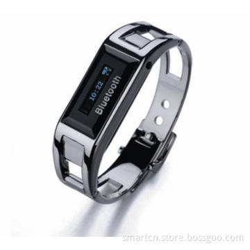 New Bluetooth Watch Bluetooth Bracelet with OLED Caller's ID Display